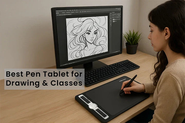 Best Pen Tablet for Drawing and Classes in India (2026 Guide) - Cyberwolf