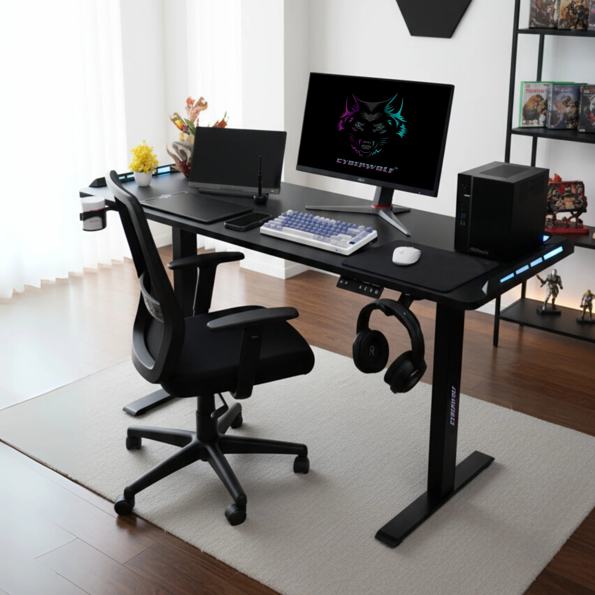 Cyberwolf hydraulic table real room setup