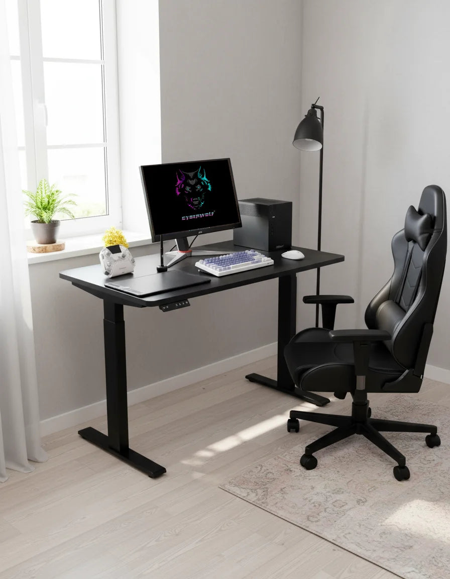 Cyberwolf ergonomic desk for office and gaming