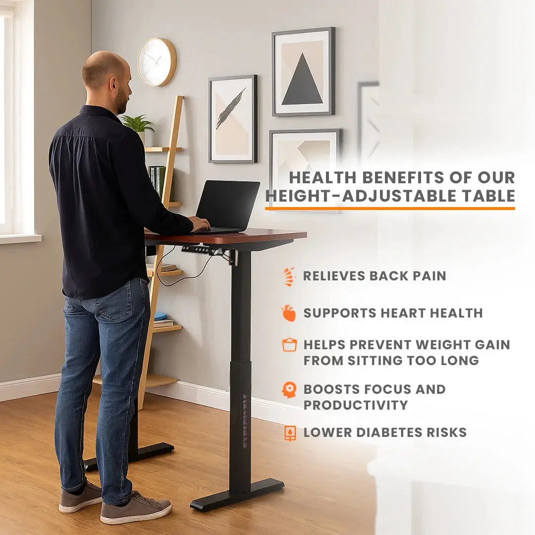 Cyberwolf Hydraulic Table - Premium Height Adjustable Desk (Regular) My Store
