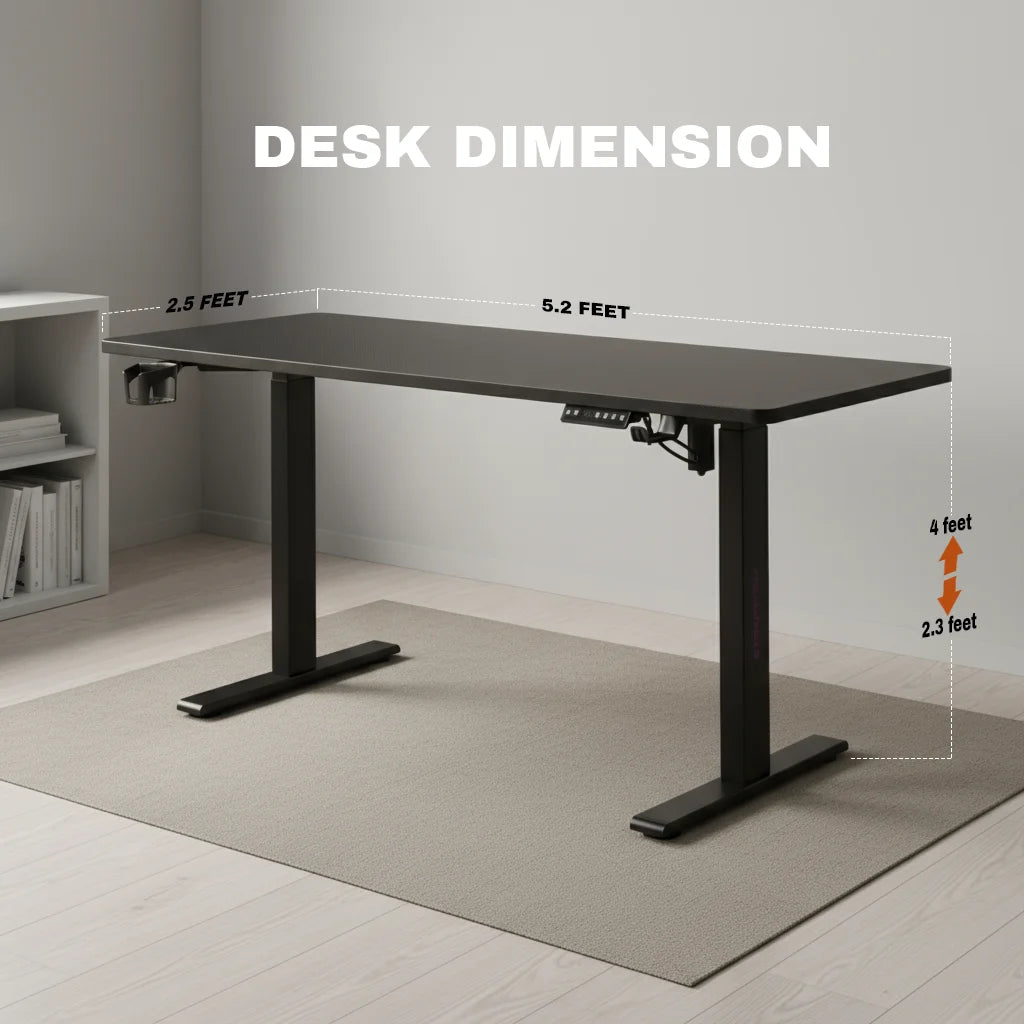 Cyberwolf Hydraulic Table - Premium Height Adjustable Desk (Large) My Store