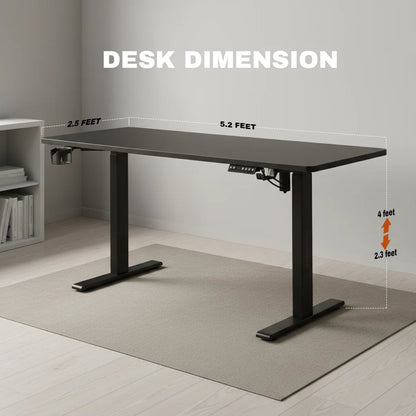 Cyberwolf Hydraulic Table - Premium Height Adjustable Desk (Large) My Store