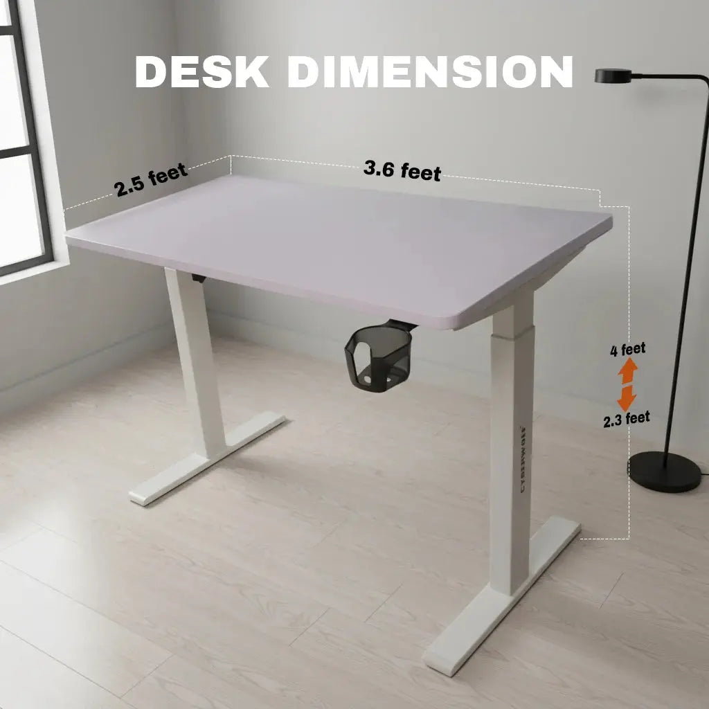 Cyberwolf Hydraulic Table - Premium Height Adjustable Desk (Regular) My Store