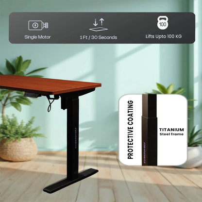 Cyberwolf Hydraulic Table - Premium Height Adjustable Desk (Regular) My Store