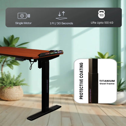 Cyberwolf Hydraulic Table - Premium Height Adjustable Desk (Regular) My Store