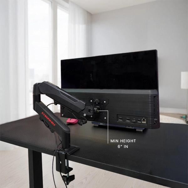 Cyberwolf Monitor Mount-Gas Spring Table Mount My Store