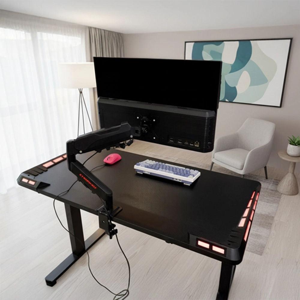 Cyberwolf Monitor Mount-Gas Spring Table Mount My Store